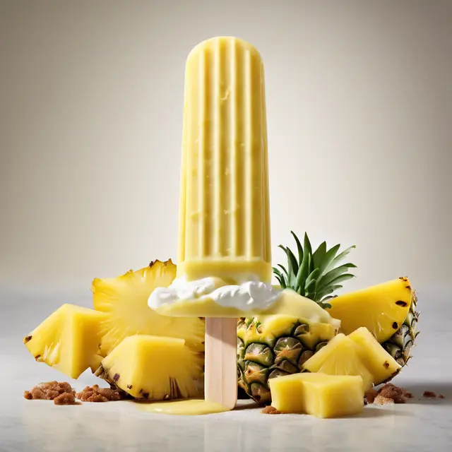 Foto de Pineapple Cream Popsicle