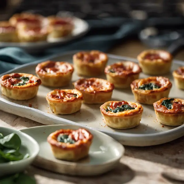 Foto de Linguiça and Spinach Mini Quiches