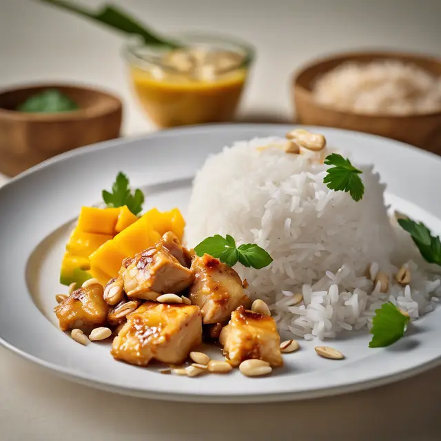 Foto de Chicken and Rice with Coconut Curry