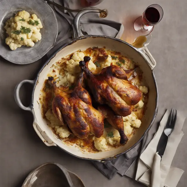 Foto de Angolan Chicken with Cauliflower Gratinada