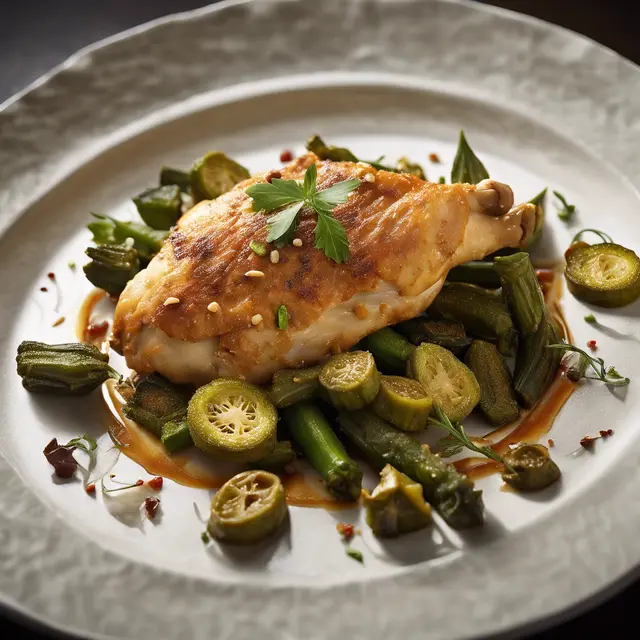 Foto de Chicken with Okra