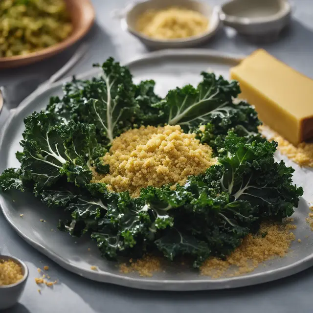 Foto de Kale with Cornmeal Crumbs