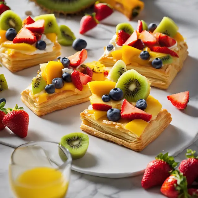 Foto de Fruit-Topped Cream Puff Pastry