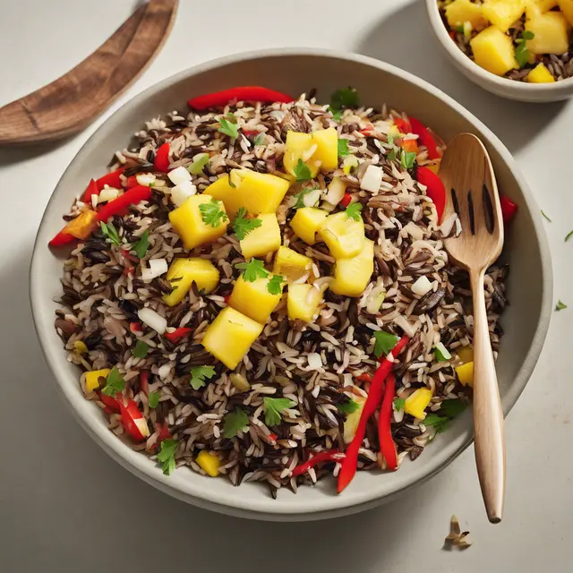 Foto de Wild Rice Salad with Beef and Pineapple