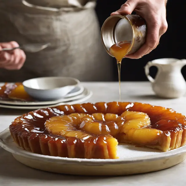 Foto de Upside-Down Pineapple Tart (Tarte Tatin)