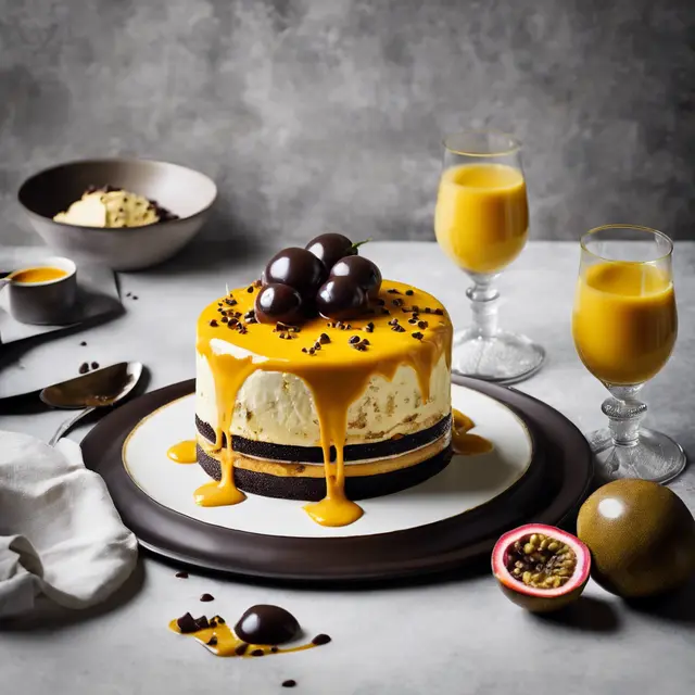 Foto de Passion Fruit Cake with Chocolate