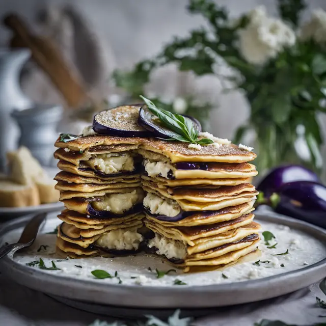 Foto de Ricotta and Eggplant Torta with Pancakes