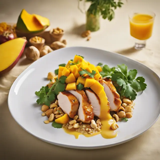 Foto de Chicken with mango and cashew nut