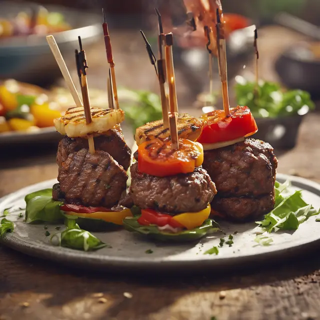 Foto de Skewered Burgers