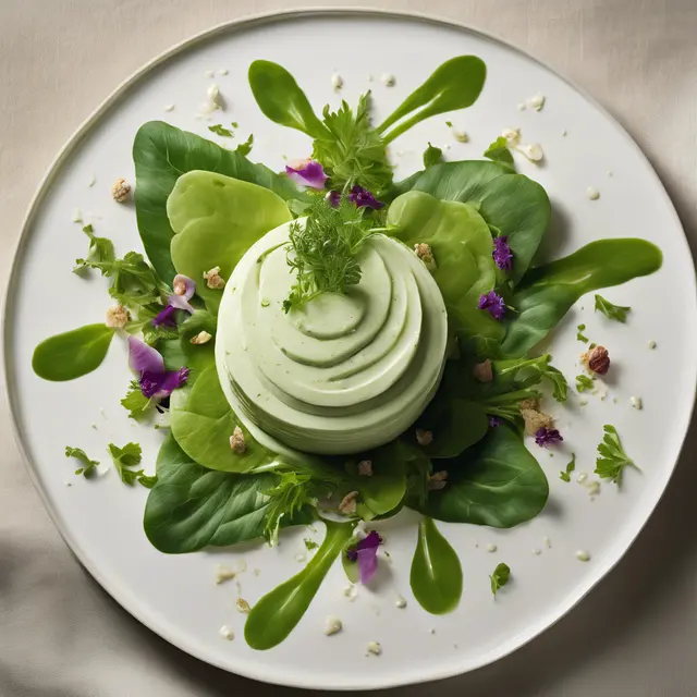 Foto de Palm Heart Salad with Palm Cream Mousse