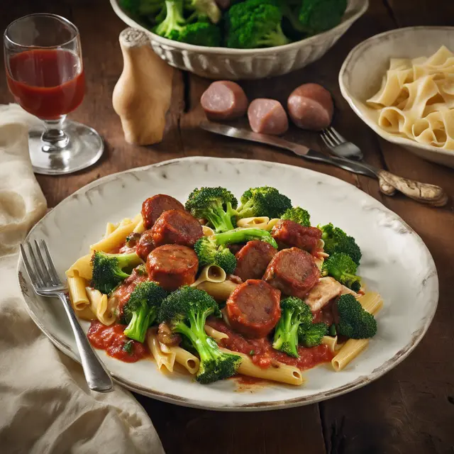 Foto de Capelete with Calabresa Sausage and Broccoli