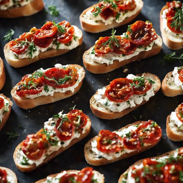 Foto de Tomato and Goat Cheese Crostini