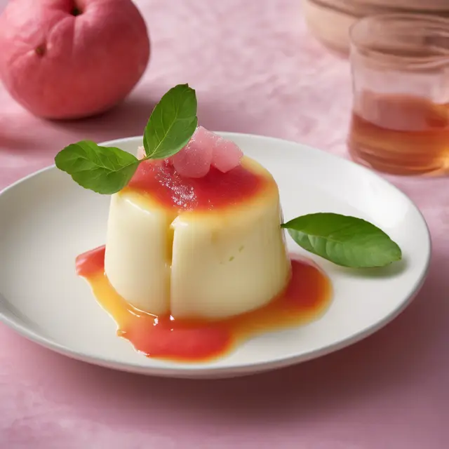 Foto de Cheese Pudding with Guava Syrup