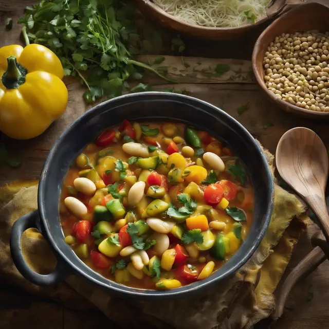 Foto de Lima Bean Stew with Soybeans