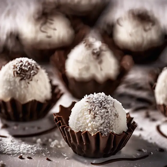 Foto de White Brigadeiro with Crunchy Balls