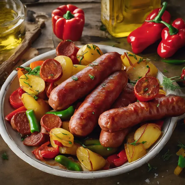 Foto de Linguiça with Potato and Pepper