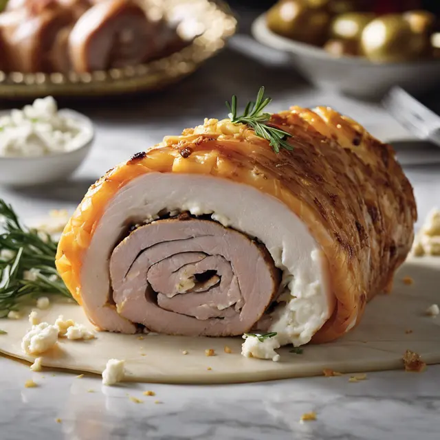 Foto de Turkey Breast Roll with Sausage and Cheese