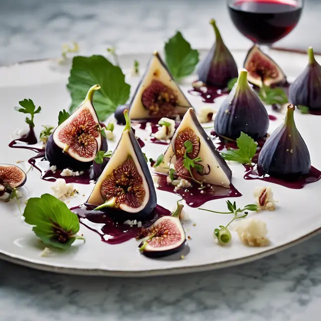 Foto de Fig with Cheese and Port Wine