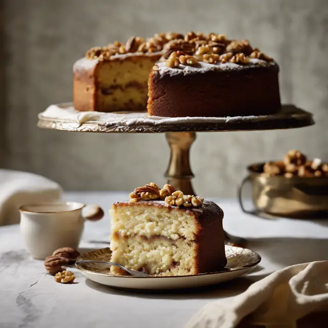 Foto de English-Style Cake with Walnuts