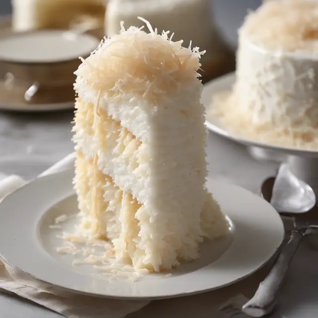 Foto de White and Sweet Condensed Milk Coconut Cake