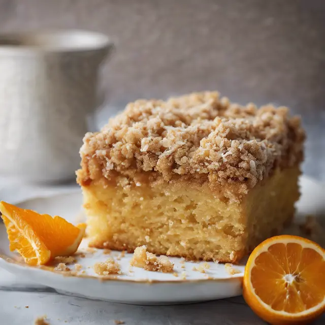 Foto de Orange and Honey Crumb Cake