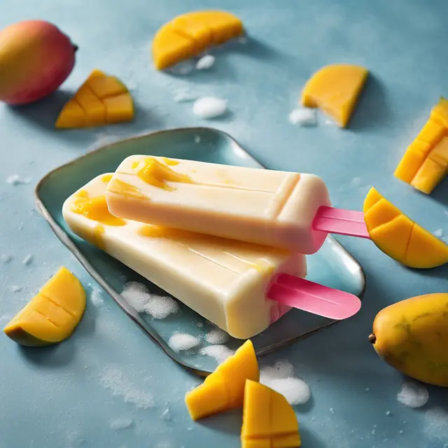 Foto de Yogurt and Mango Popsicles