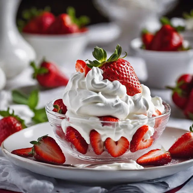 Foto de Strawberry with Whipped Cream