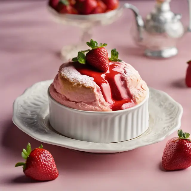 Foto de Strawberry Soufflé with Catupiry Sauce