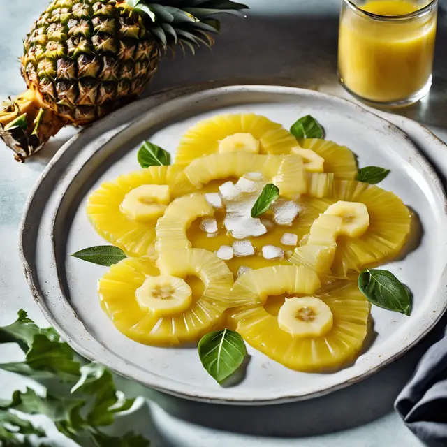 Foto de Pineapple Carpaccio with Ginger