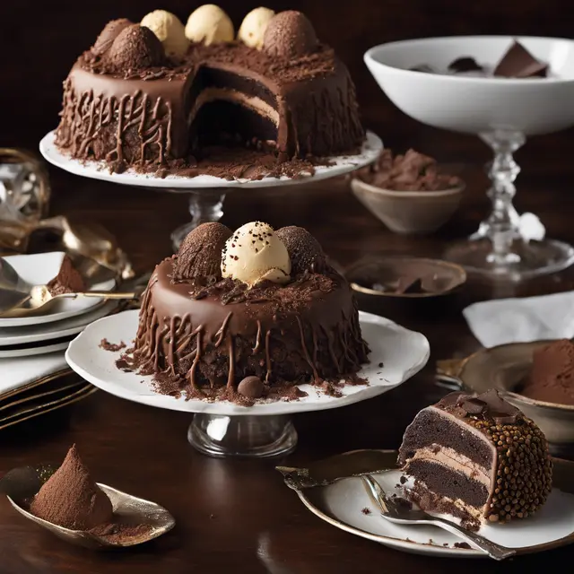 Foto de Brigadeiro and Ice Cream Cake