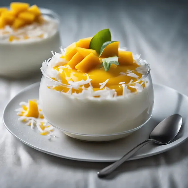 Foto de Coconut Pudding with Sauce