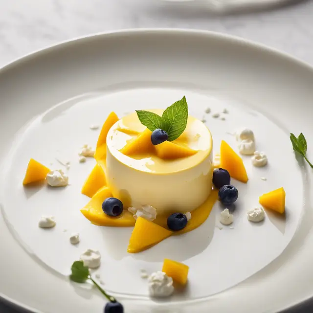 Foto de Cheese Mousse with Mango Light