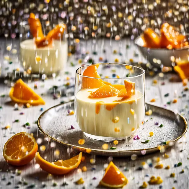 Foto de Creamy Orange Panna Cotta with Syrup