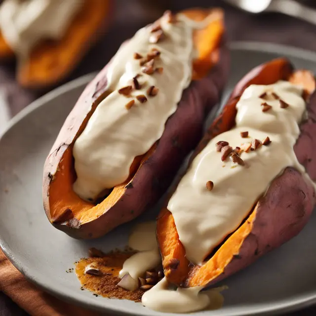 Foto de Roasted Sweet Potatoes with Vanilla Sauce