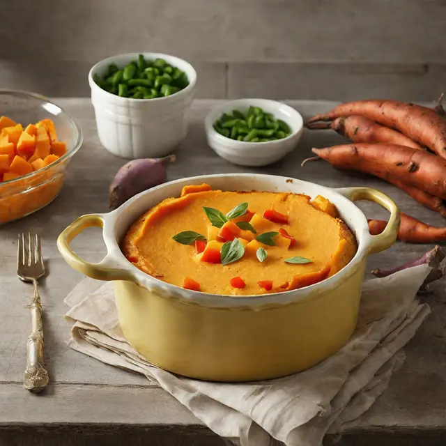 Foto de Savory Pudding with Sweet Potatoes