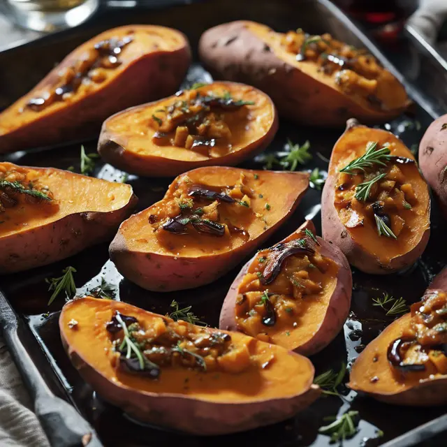 Foto de Balsamic Glazed Sweet Potatoes