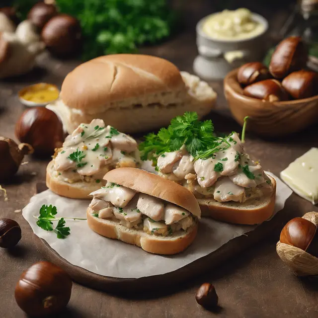 Foto de Chicken and Chestnut Sandwiches