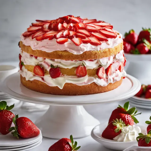 Foto de Strawberry Cake with Cream