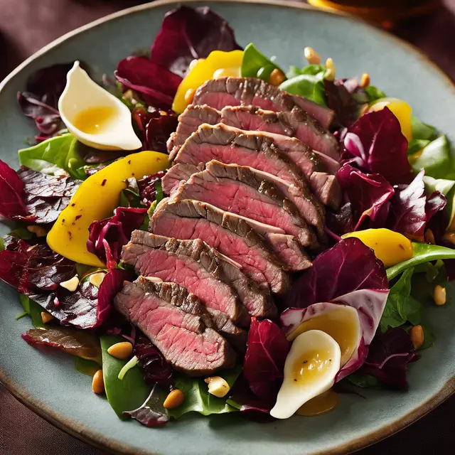 Foto de Carpetbag Steak Salad with Honey Mustard Dressing