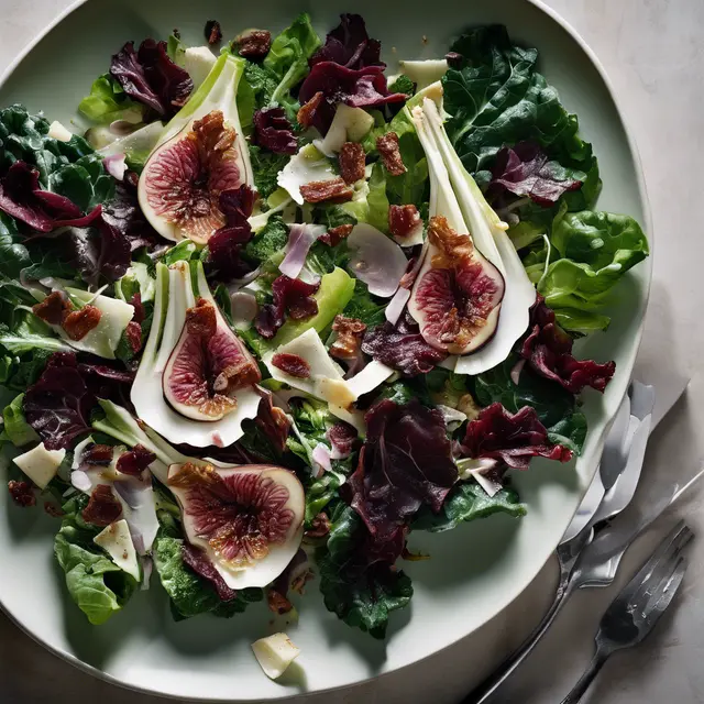 Foto de Green Salad with Figs