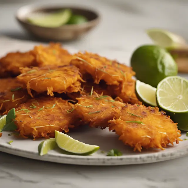 Foto de Sweet Potato Fritters with Lime