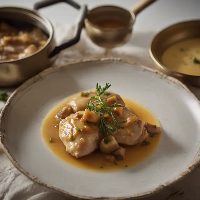 Foto de Chicken Thigh Fricassee