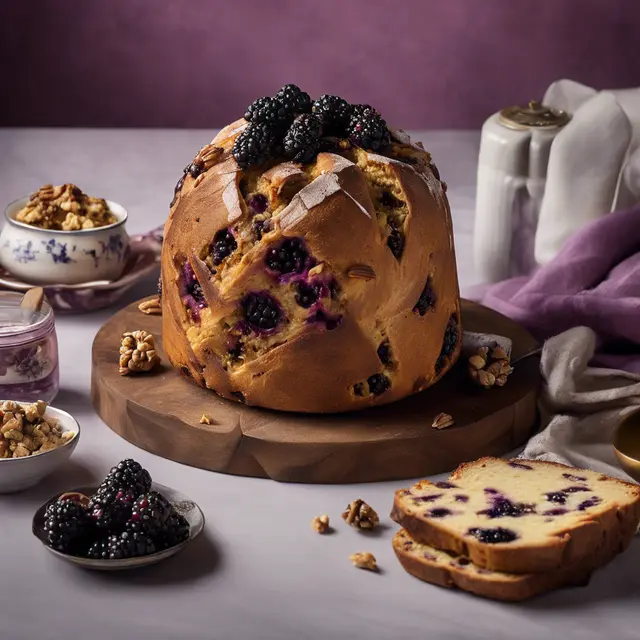 Foto de Blackberry and Walnut Panettone