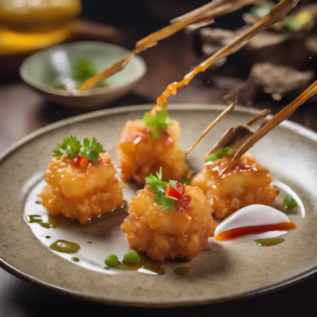 Foto de Tapioca Fritters with Fish and Tucupi Sauce