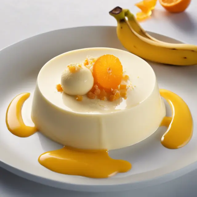 Foto de Banana and Orange Panna Cotta