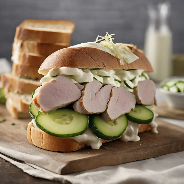 Foto de Pork Tenderloin and Cucumber Sandwiches