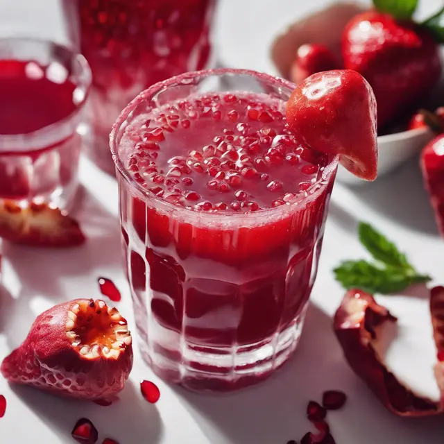 Foto de Strawberry and Pomegranate Juice