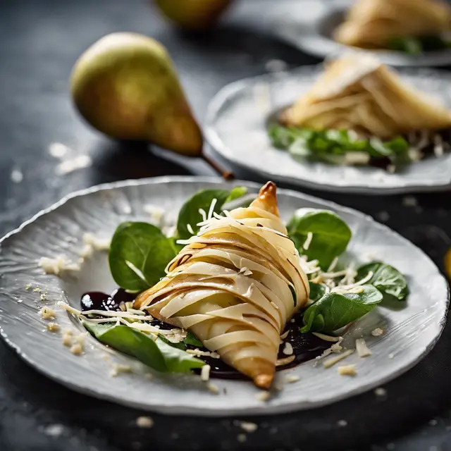 Foto de Lattice Pastry with Pear and Parmesan Salad