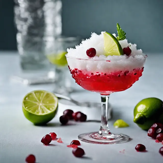 Foto de Lime Granita with Cranberry