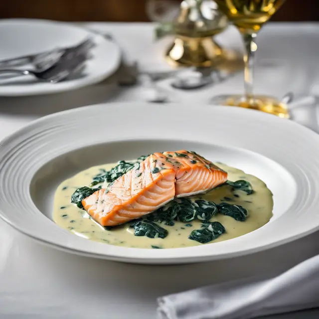 Foto de Spinach Cream with Salmon